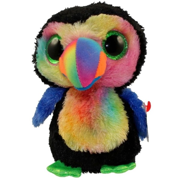 Jucarie Plus Ty Boos Keaks Tucan Multicolor Plus 15 Cm TY 36870